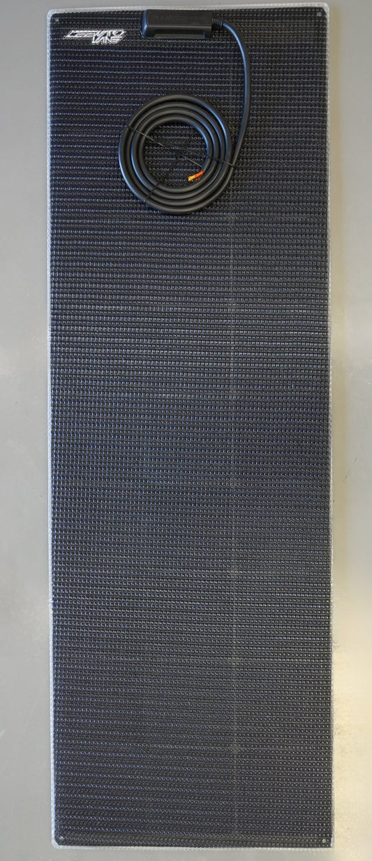 Walkable Carbon Solar Panel designed for high-efficiency power in Sprinter and Transit campervans, RVs, and off-grid setups. Ideal for van conversions and marine environments, this lightweight and durable panel features an ETFE surface and is built to withstand diverse weather conditions for reliable energy on the go