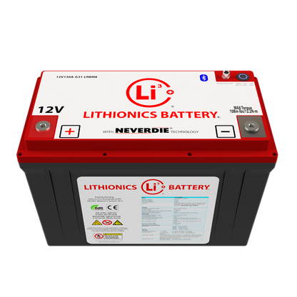 Lithionics 12V 130AH G31 Lithium Battery: Compact Power Solution